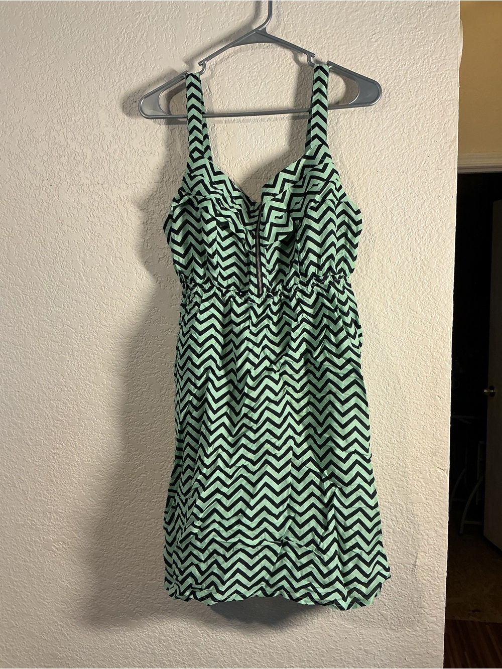 She’s Cool Chevron Print Sundress